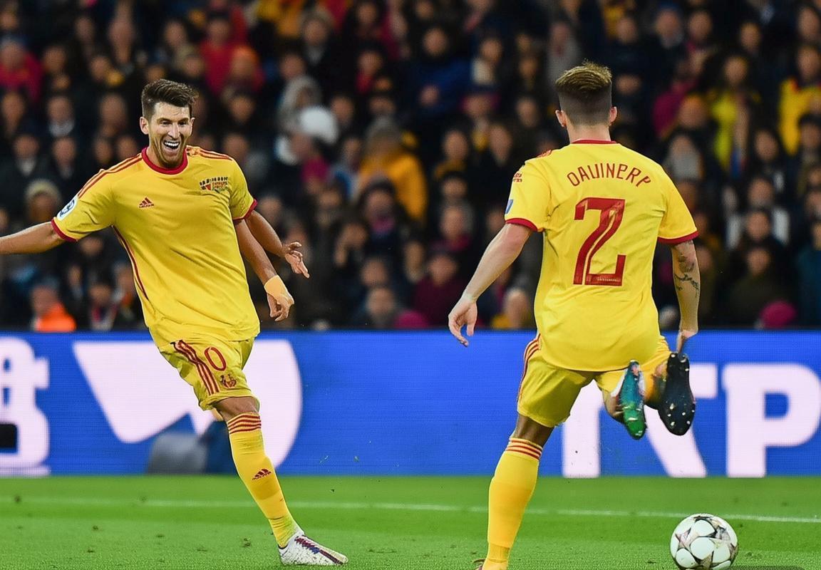 巴塞罗那诺坎普球场3-1逆转马德里竞技，莱万多夫斯基传射建功锁定胜利